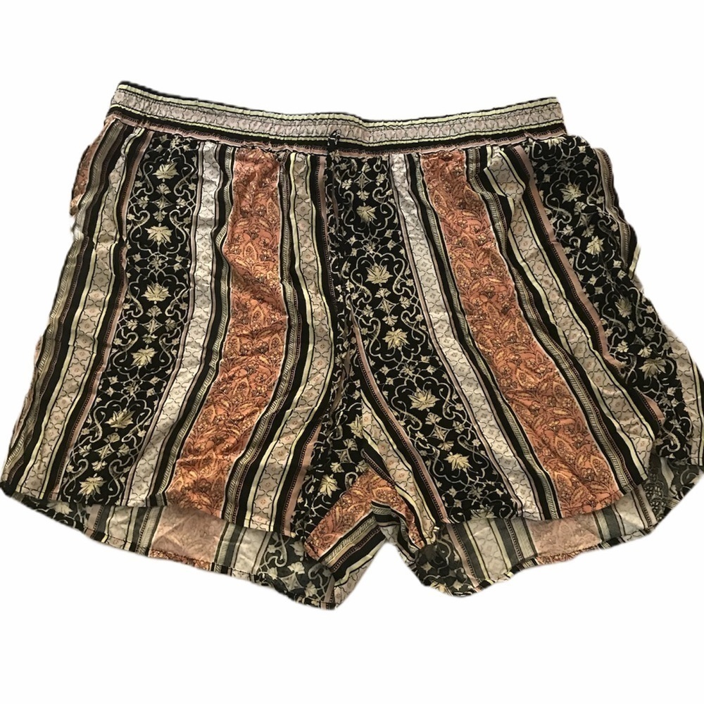 Nwt Mlle Gabrielle Black Coral Dress Shorts 3X